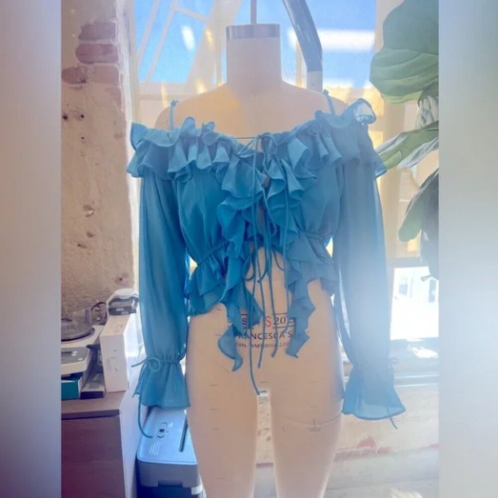 MORE TO COME Amber Ruffle Top - Picture 5 of 8